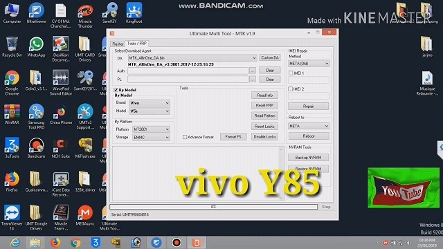 How to unlock Vivo Y85 (1726) Pin/ Pattern/ Password